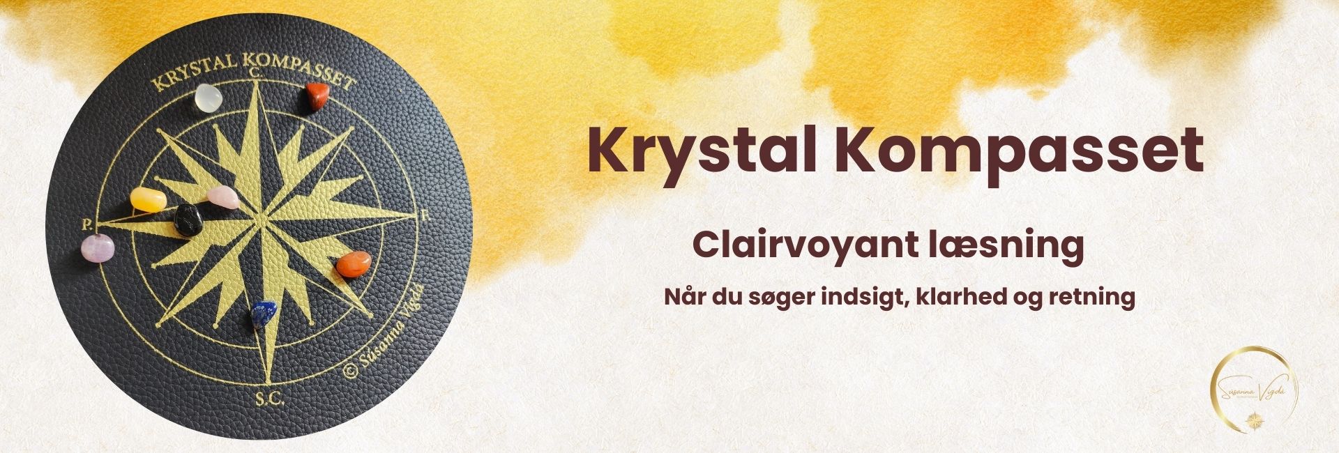 Krystal Kompasset clairvoyant læsning et indre kompas visuel metode
